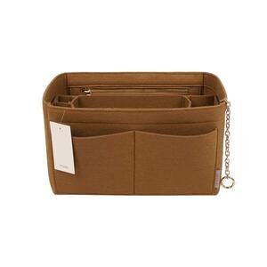 5301 Purse Organizer Insert, Felt Purse Organizer with Zipper and Sewn